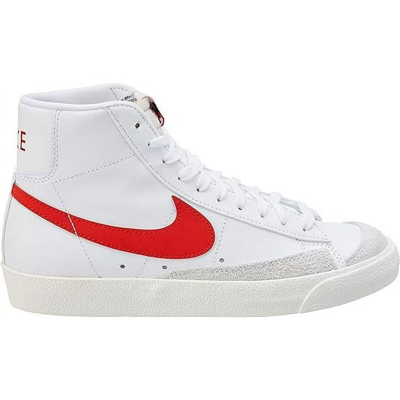 Women's Nike Blazer Mid '77 White/Habanero Red-Sail (CZ1055 101) - 8.5