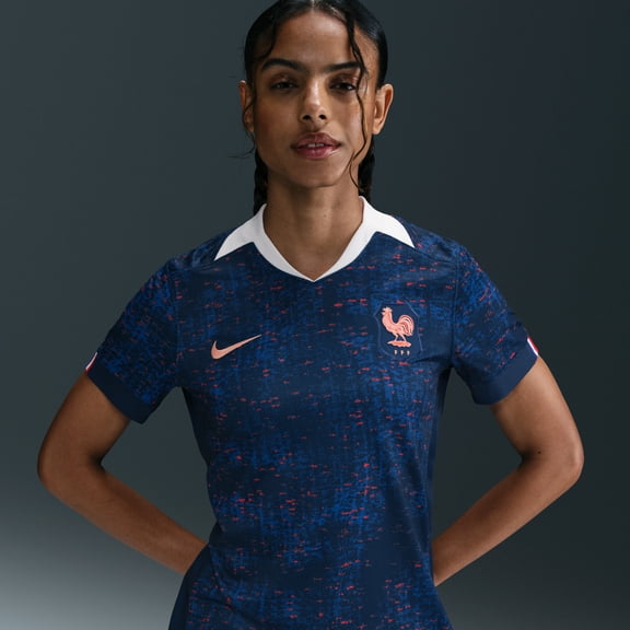 Women's Nike Blue France Women's National Team 2025/26 Home Replica Jersey