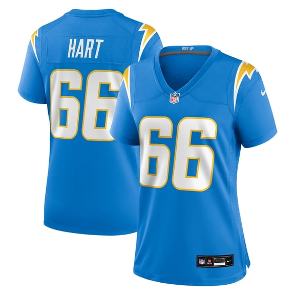 Women's Nike Bobby Hart  Powder Blue Los Angeles Chargers Team Game Jersey