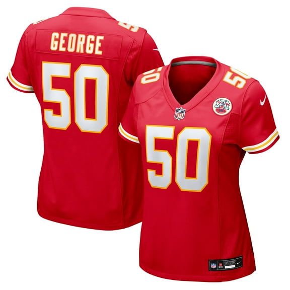 Women's Nike Brandon George  Red Kansas City Chiefs Team Game Jersey