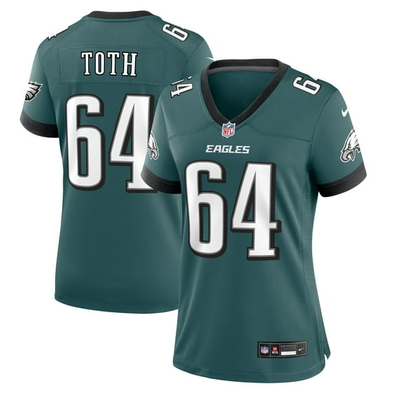 Women's Nike Brett Toth Midnight Green Philadelphia Eagles Game Jersey