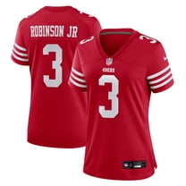 Women's Nike Brian Robinson Jr. Scarlet San Francisco 49ers Team Game Jersey