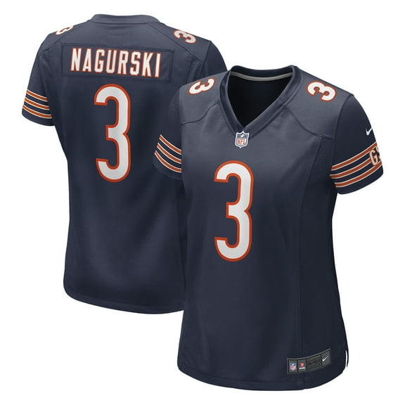 Women's Nike Bronko Nagurski Navy Chicago Bears Game Retired Player Jersey