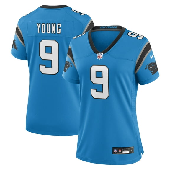 Women's Nike Bryce Young Blue Carolina Panthers Player Jersey