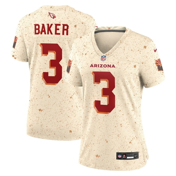Women's Nike Budda Baker-Natural Arizona Cardinals 2025 Rivalries Collection Game Jersey