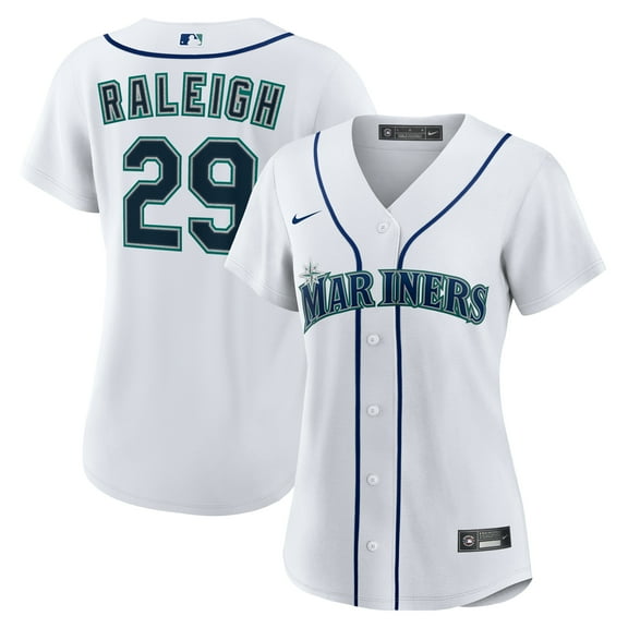 Women's Nike Cal Raleigh White Seattle Mariners Home Replica Jersey