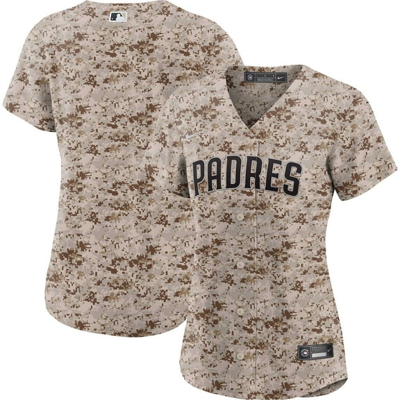 Women's Nike Camo San Diego Padres USMC Alternate Replica Team Jersey