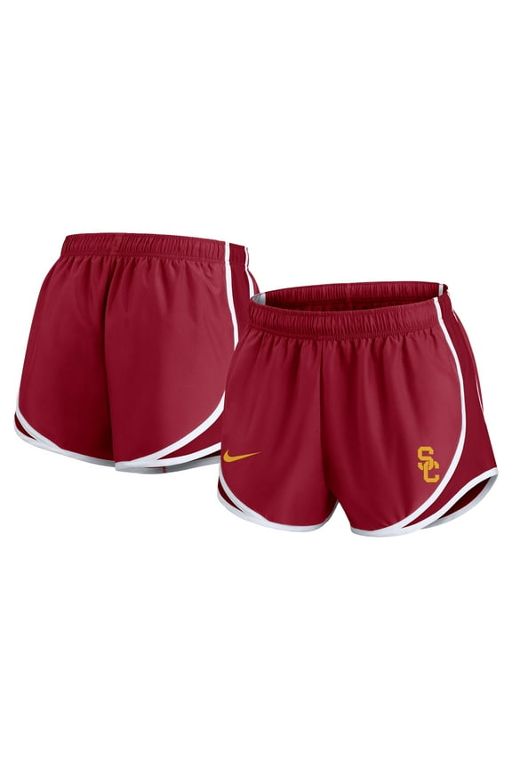 Women's Nike Cardinal USC Trojans Primetime Tempo Dri-FIT Shorts