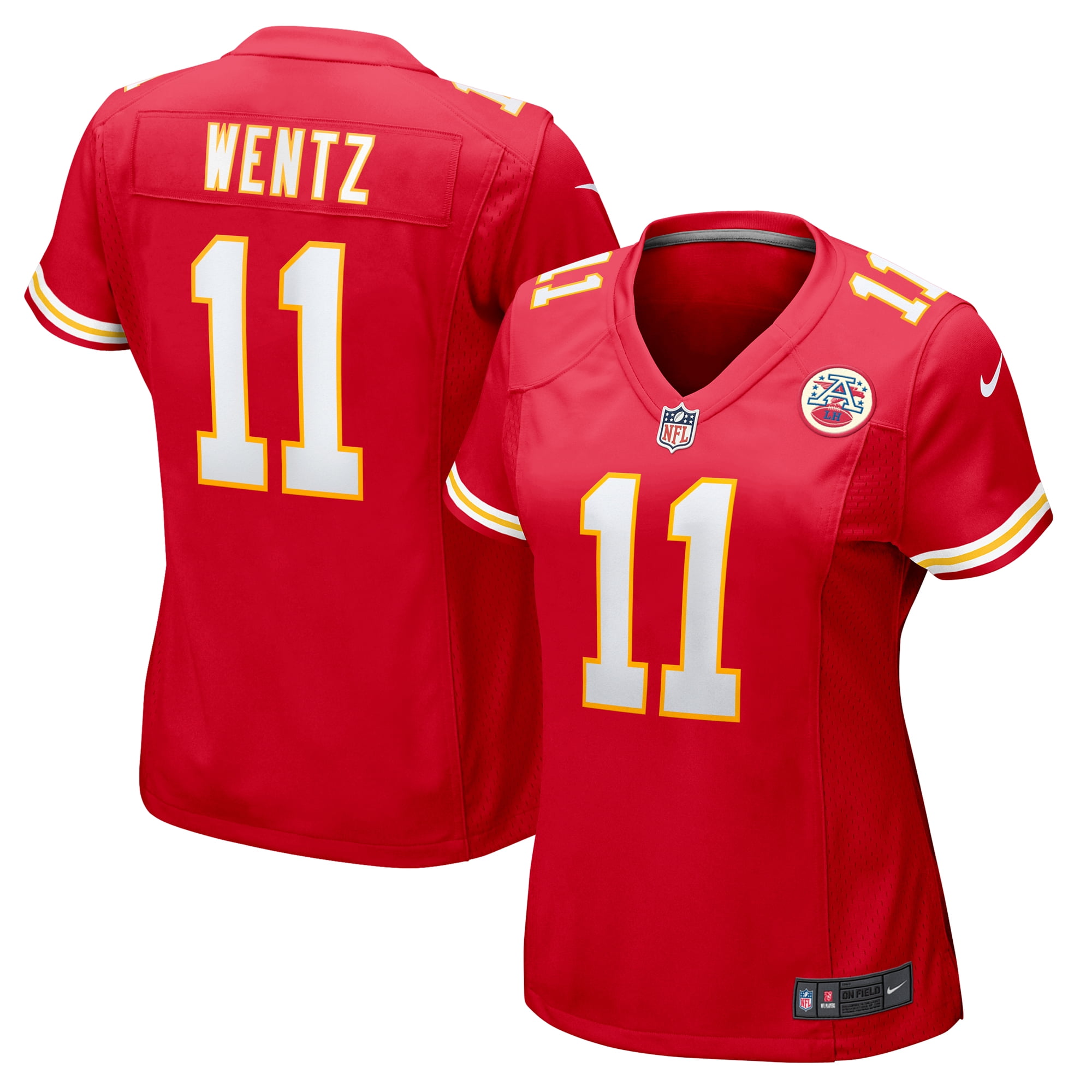 Women's Nike Carson Wentz Red Kansas City Chiefs Game Jersey