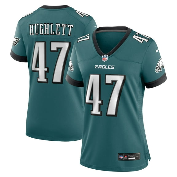 Women's Nike Charley Hughlett Midnight Green Philadelphia Eagles Team Game Jersey