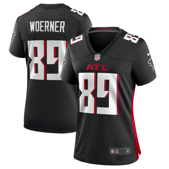 Women's Nike Charlie Woerner  Black Atlanta Falcons  Game Jersey