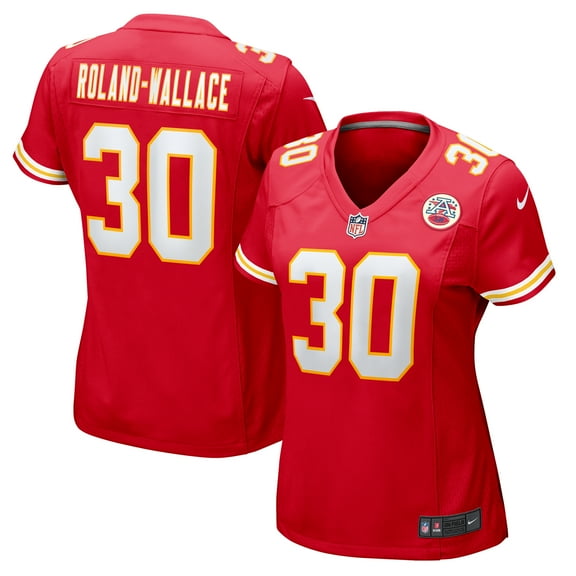 Women's Nike Chris Roland-Wallace  Red Kansas City Chiefs  Game Jersey