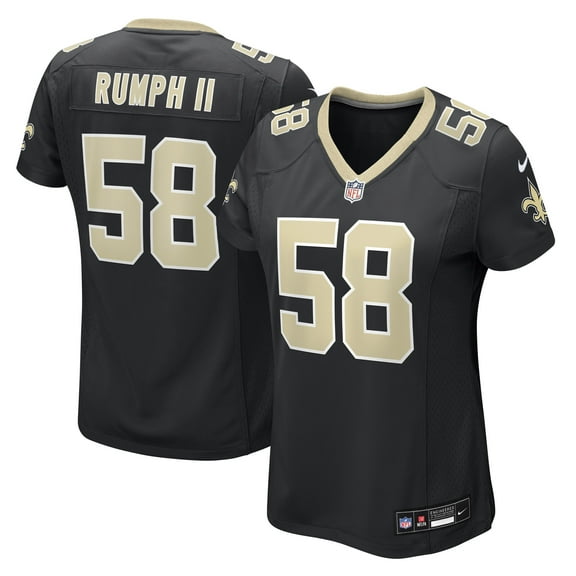 Women's Nike Chris Rumph II  Black New Orleans Saints Team Game Jersey
