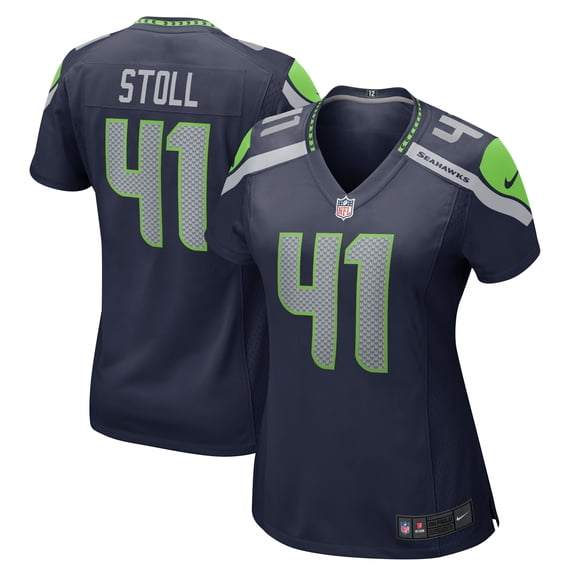 Women's Nike Chris Stoll College College Navy Seattle Seahawks Team Game Jersey