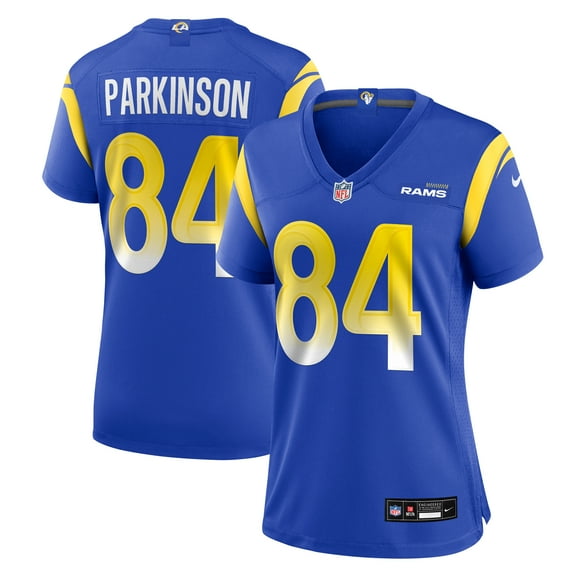 Women's Nike Colby Parkinson  Royal Los Angeles Rams Team Game Jersey