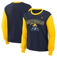 thumbnail image 1 of Women's-Nike  College Navy Michigan Wolverines Boxy Long Sleeve T-Shirt, 1 of 3