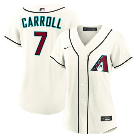 Women's Nike Corbin Carroll Cream Arizona Diamondbacks Home Replica Jersey