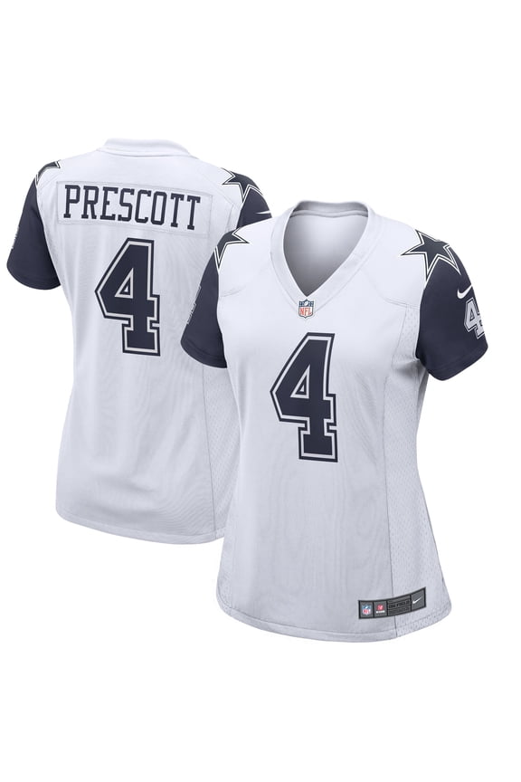 Women's Nike Dak Prescott White Dallas Cowboys Alternate Game Jersey