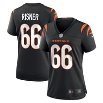 Women's Nike Dalton Risner Black Cincinnati Bengals Team Game Jersey