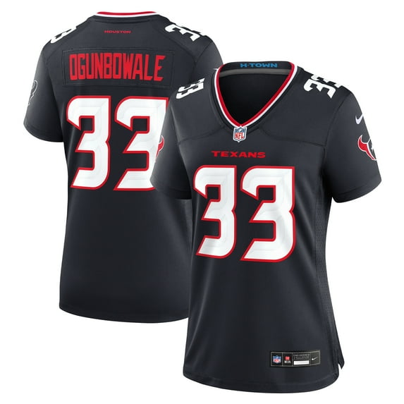 Women's Nike Dare Ogunbowale Navy Houston Texans Team Game Jersey