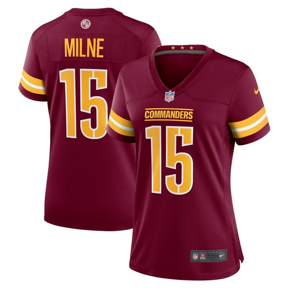 Women's Nike Dax Milne Burgundy Washington Commanders Game Jersey