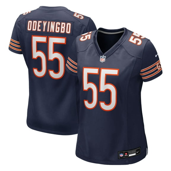 Women's Nike Dayo Odeyingbo  Navy Chicago Bears Team Game Jersey