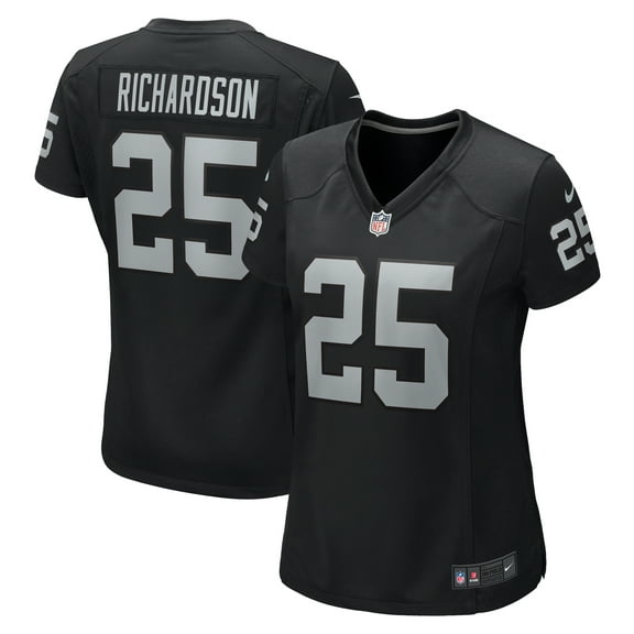 Women's Nike Decamerion Richardson  Black Las Vegas Raiders  Game Jersey