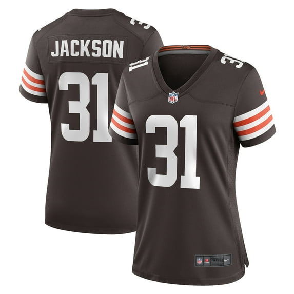 Women's Nike Deon Jackson Brown Cleveland Browns Game Jersey