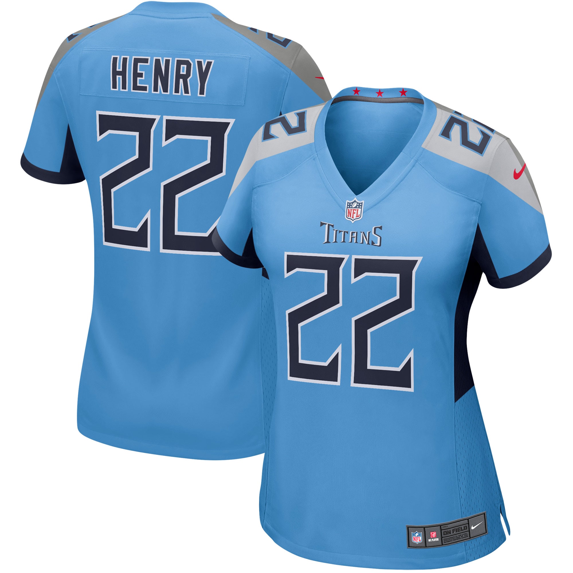 Women's Nike Derrick Henry Light Blue Tennessee Titans Game Jersey - image 1 of 3