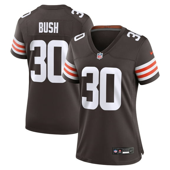 Women's Nike Devin Bush  Brown Cleveland Browns  Game Jersey
