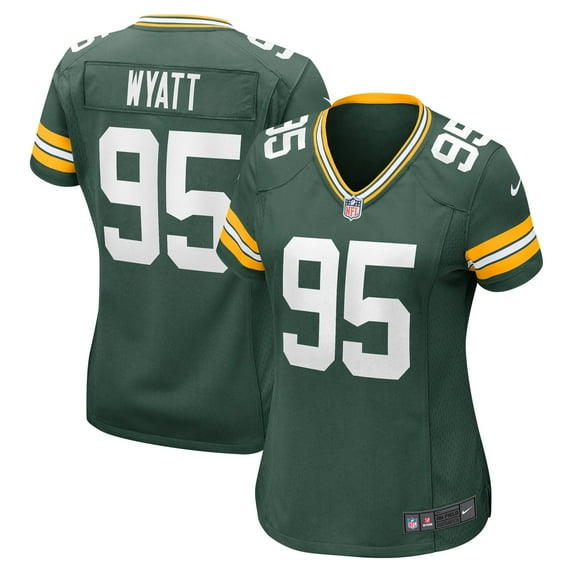 Women's Nike Devonte Wyatt Green Green Bay Packers Player Game Jersey