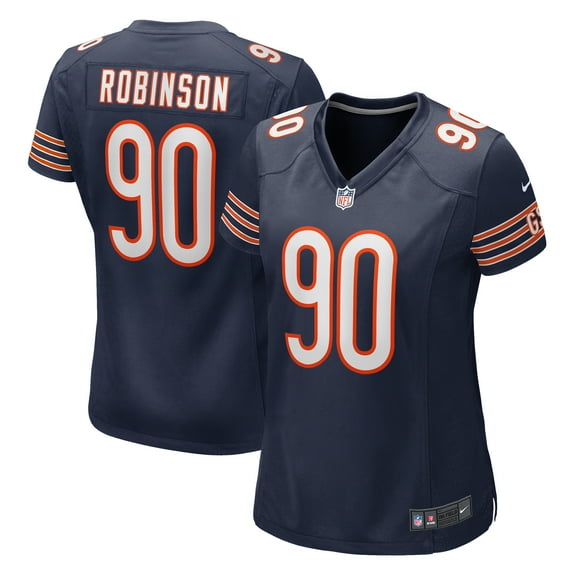 Women's Nike Dominique Robinson Navy Chicago Bears Game Jersey