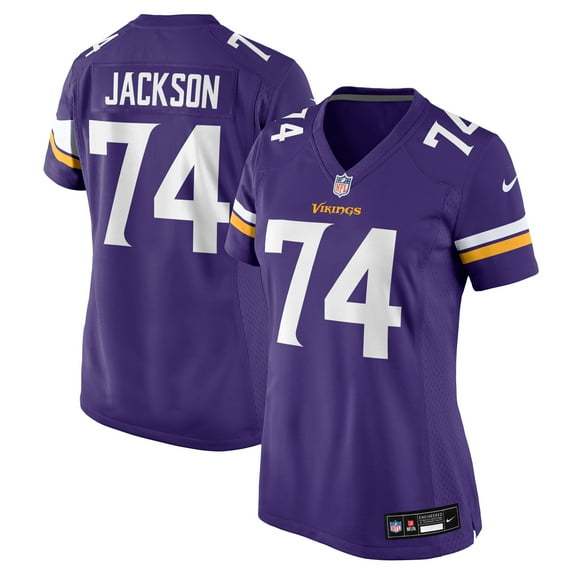 Women's Nike Donovan Jackson  Purple Minnesota Vikings Team Game Jersey
