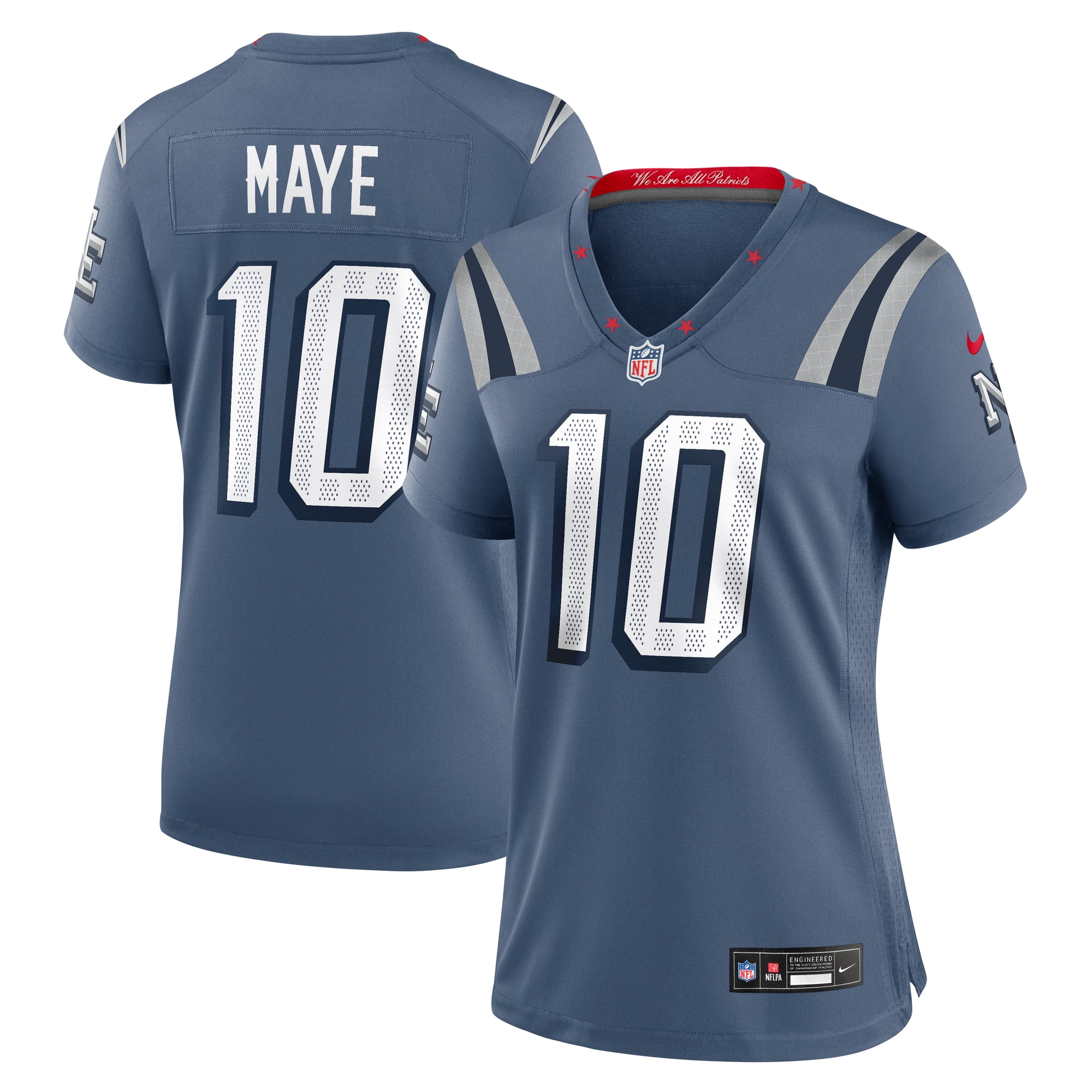 Women's Nike Drake Maye-Storm Blue New England Patriots 2025
