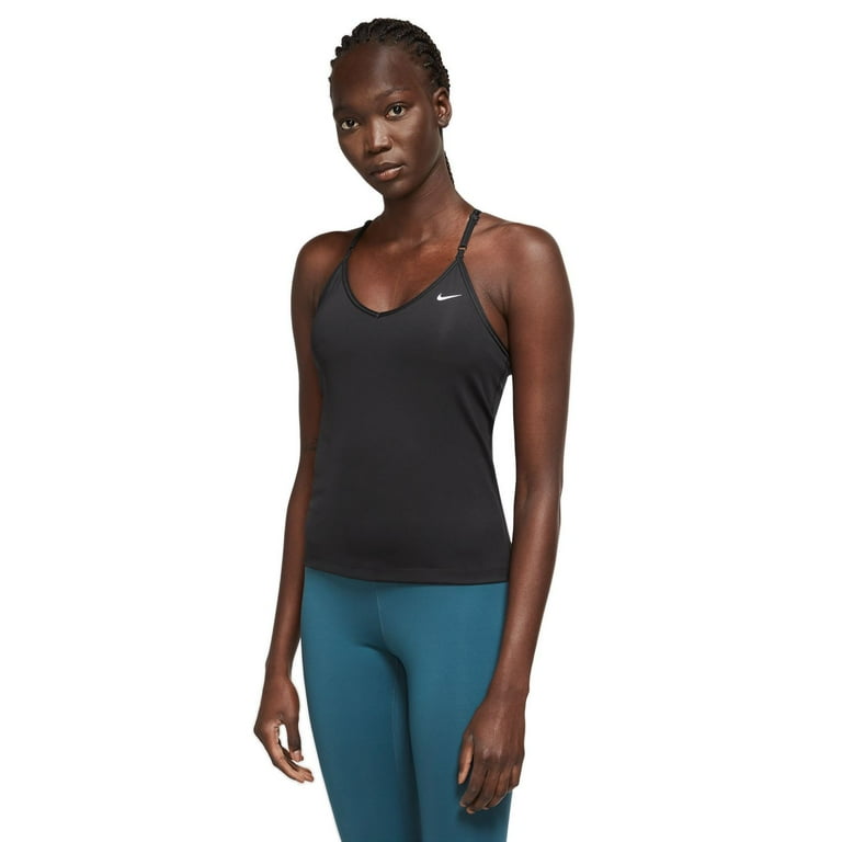 Women's Nike Dri-FIT Indy Sports Bra Tank Top Color: Black Size