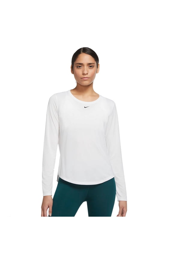 Women's Nike Dri-FIT One Standard Fit Top, Size: XL, White