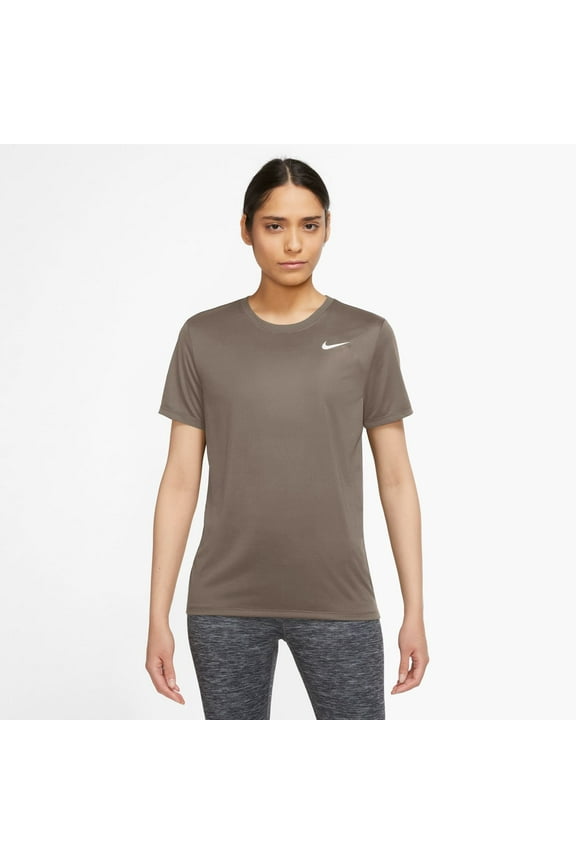 Women's Nike Dri-FIT Tee Color: Mink Brown Size: X SMALL