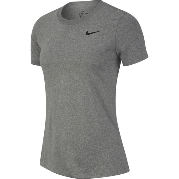 Women's Nike Dry Legend Training T Shirt Dark Grey Heather/Black