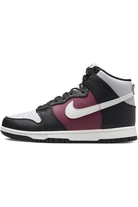 Women's Nike Dunk High Black/Summit White-Rosewood (DD1869 005) - 10.5