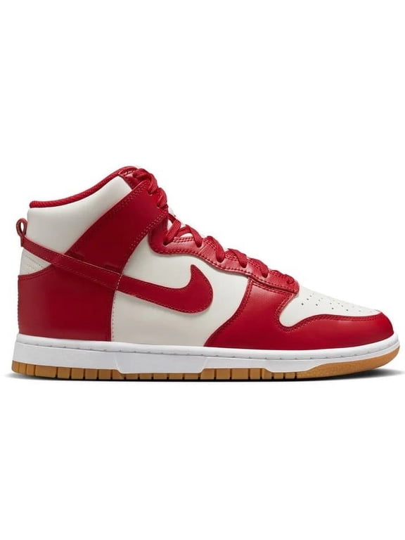 Women's Nike Dunk High Sail/Gym Red-Light Brown (DD1869 114) - 6.5