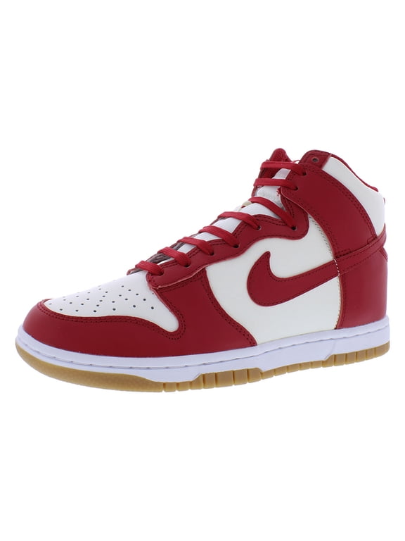 Women's Nike Dunk High Sail/Gym Red-Light Brown (DD1869 114) - 6