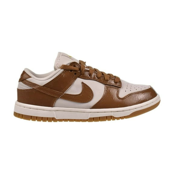 Women's Nike Dunk Low LX "Brown Ostrich" Phantm/Ale Brwn-Sl (FJ2260 001) - 7