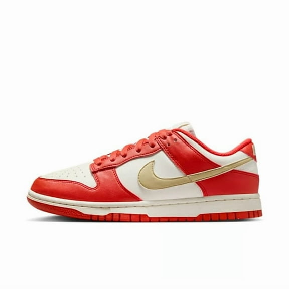 Women's Nike Dunk Low Next Nature LT Crimson/Team Gold-Sail (DD1873 602) - 9