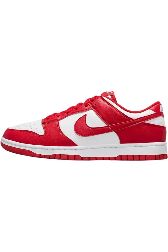Women's Nike Dunk Low Next Nature White/University Red-Wht (DD1873 116) - 9