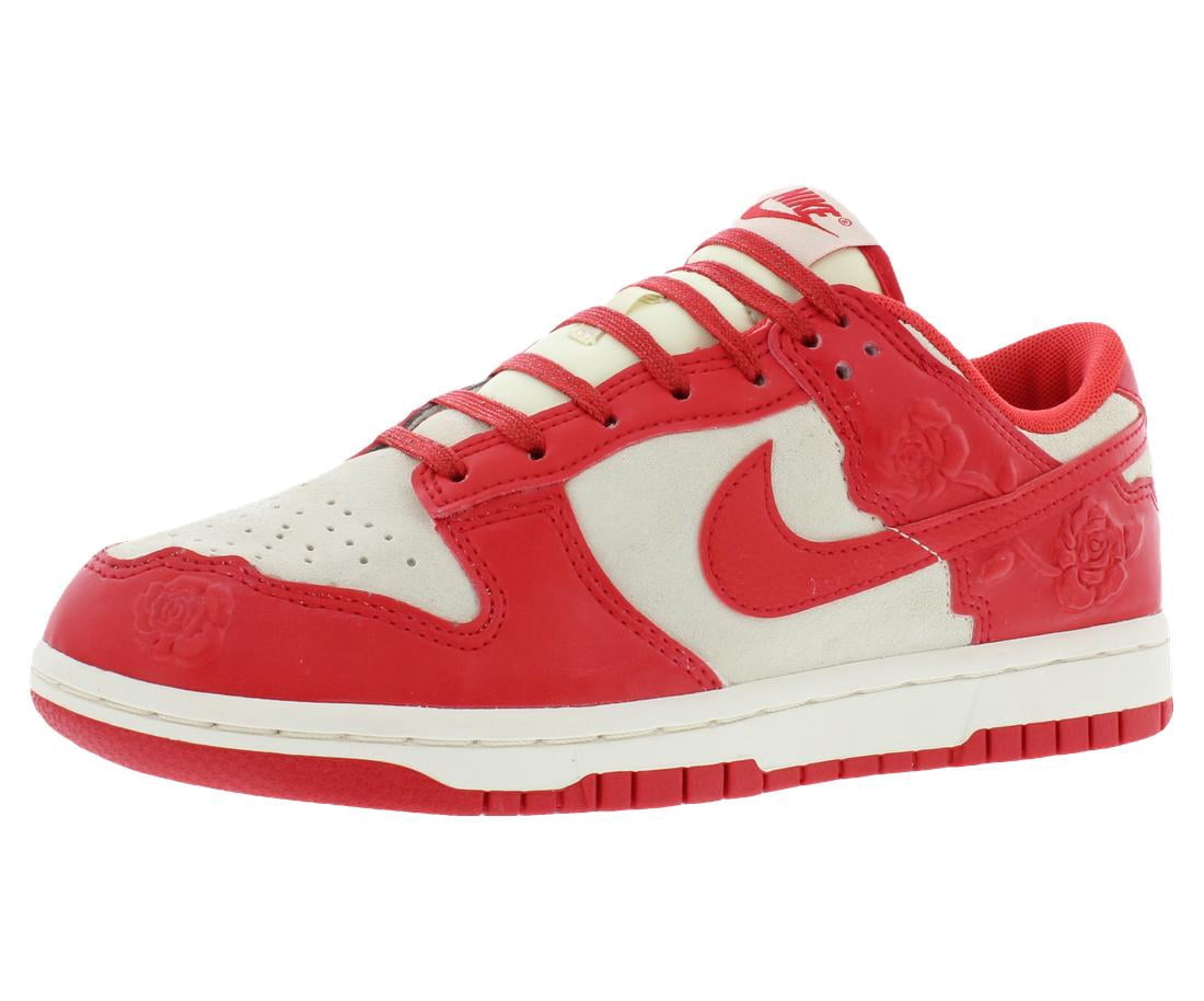 Women's Nike Dunk Low "Red Roses" Coconut Milk/Univer Red (HF1986 100) - 7.5