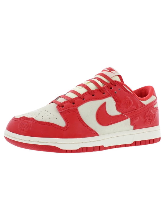 Women's Nike Dunk Low "Red Roses" Coconut Milk/Univer Red (HF1986 100) - 7