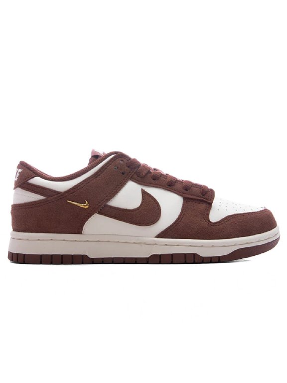 Women's Nike Dunk Low Sail/Red Sepia-Metallic Gold (IB4417 104) - 7
