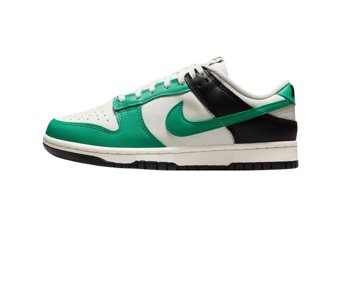 Women's Nike Dunk Low Sail/Stadium Green-Black (IB4363 133) - 7