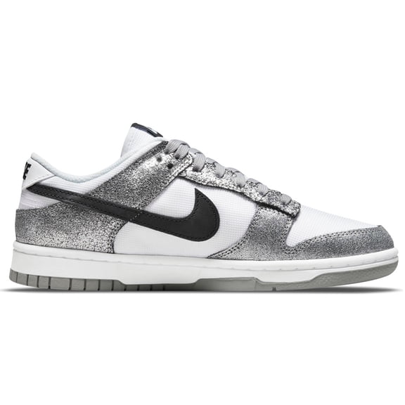 Women's Nike Dunk Low Metallic Silver/Off Noir-White (DO5882 001) - 10