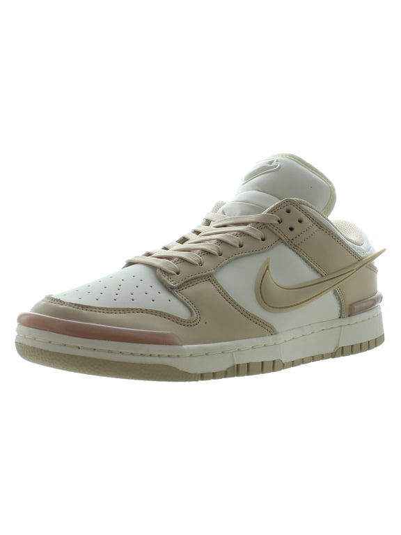 Dunk Low Twist Leather Womens Shoes Size 6, Color: Sail/Sanddrift/Pink Oxford